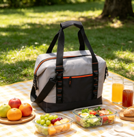 Bolsa Refrigerante Grande Personalizada con Asas de Lona JLD de Alta Calidad