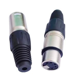 Câble de microphone <span class=keywords><strong>XLR</strong></span> 5P Connecteur <span class=keywords><strong>DIN</strong></span> Amphenol Fabrication OEM Support Mâle Femelle - Product Image 1