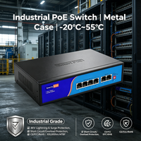 Switch PoE non géré de classe entreprise, Ethernet L3 QoS, prise en charge des VLAN empilables, AP sans fil fluides, caméras IP, téléphones, SNMP, en stock
