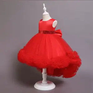 Outong yoliyolei vestido de cordão para meninas, venda direta, roupa casual para aniversário