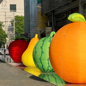 Figurine de fruit gonflable géante de 3 m en forme d'orange surdimensionnée pour exposition agricole/promotion de marque/festival - Product Image 5