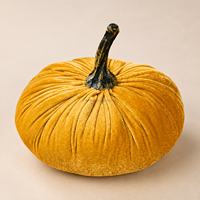 Décorations de citrouilles en velours faites à la main pour Thanksgiving, l'automne, Halloween, le jardin, la maison, la table – Vente en gros 3D très prisée