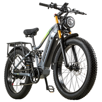 Vélo de montagne électrique 26 pouces avec pneus larges 4.0 BURCHDA RX80 48V20Ah 7 vitesses, frein hydraulique, moteur arrière sans balais, livraison UE
