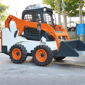 सस्ते स्किड स्टीड डीजल लोडर बाल्टी अलग-अलग अटैचमेंट स्किड स्टीड लोडर - Product Image 4