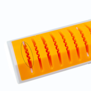 Outil de pêche à <span class=keywords><strong>la</strong></span> mouche à <span class=keywords><strong>la</strong></span> truite en Silicone vert Portable à 13 fentes support d'affichage de leurre semi-fini souple poignée Streamer organisation de <span class=keywords><strong>la</strong></span> pêche - Product Image 3