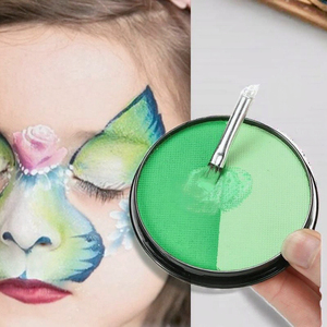 Pintura Corporal y Facial Brillante en la Oscuridad a Base de Agua, Maquillaje Infantil Natural a Base de Plantas, Multicolor, Dorado, Negro, Blanco - Product Image 3
