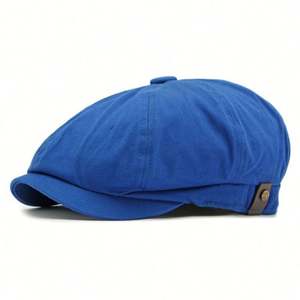 Nouveau Chapeau Gavroche Vintage Coloré 2025 – Simple, Tendance, Décontracté, en Coton Uni, pour Hommes et Femmes, Quatre Saisons - Product Image 4
