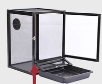 Escalade animaux de compagnie élevage boîte Cage en alliage d'aluminium Cage changement Dragon Dragon lézard lézard lézard isolation escalade boîte pour animaux de compagnie