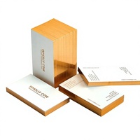 Cartes de vœux publicitaires de luxe personnalisées avec logo estampé à chaud, impression UV sélective sur divers types de papier, cartes postales et cartes de remerciement professionnelles