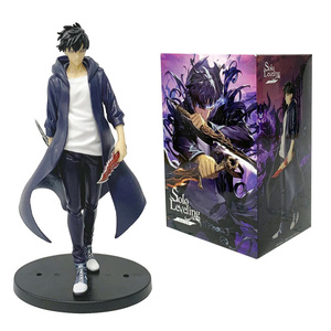 Bán buôn phổ biến 21cm Solo san lấp mặt bằng sung Jin Woo PVC Anime hành động mô hình phim hoạt hình bức tượng trang trí cho bàn trang trí - Product Image 1