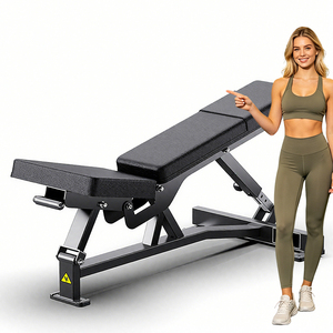 Taburete de banco comercial, silla de Fitness de ángulo negativo con mancuernas, gimnasio en casa, tablero supino, taburete de gimnasio de ajuste para hombres - Product Image 1