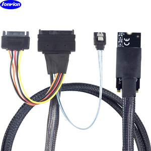 Ionrion M.2 Sff 8643 vers U.2 Minisas 8639 avec câble de serveur SATA 15P7P - Product Image 1