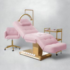 Table de massage et de beauté électrique multifonctionnelle pour salon, réglable pour tatouage, maquillage permanent, extension de cils et spa - Product Image 2