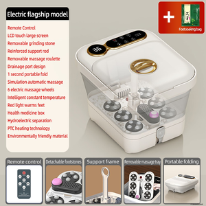 Masseur de pieds automatique pliable <span class=keywords><strong>à</strong></span> écran tactile numérique, favorise la circulation sanguine, bain de pieds électrique entièrement automatique - Product Image 6