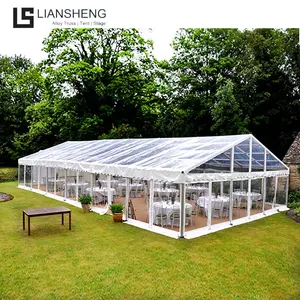 خيمة مخصصة للحفلات الخارجية بطول 15 متر للبيع بالجملة خيمة لحفلات إزالة الأعشاب الضارة