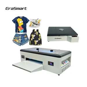 Erasmart A3 DTF Kỹ Thuật Số Holographic Máy In Chất Lượng Cao L1800 Đầu In Cho DTF Máy In