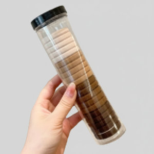 Tending moda elegante e carino da donna con coda di cavallo stampata in acrilico porta vendita calda all'ingrosso cravatte per capelli - Product Image 2