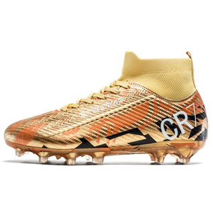 Zapatos de fútbol de caña alta para hombre, para entrenamiento deportivo, con tacos largos, para exteriores, botas de fútbol para estudiantes, para interiores. - Product Image 5