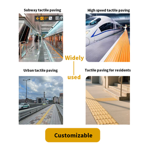 Azulejo táctil <span class=keywords><strong>de</strong></span> advertencia ABS, suelo táctil, tiras <span class=keywords><strong>de</strong></span> advertencia ciegas, pavimentación <span class=keywords><strong>de</strong></span> suelo, azulejos indicadores táctiles para área pública - Product Image 4