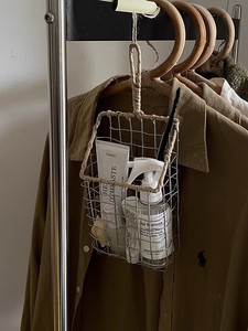Panier de rangement multi-usages en fil de fer tressé ZJH pour la cuisine avec porte-revues et porte-journaux - Product Image 5