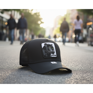 หมวกแก๊ปปักลายเสือดำ ผ้าตาข่าย แบบ unisex 6 แผง สวมใส่สบายๆ สำหรับฤดูใบไม้ผลิและฤดูร้อน ระบายอากาศได้ดี กันน้ำ ที่แผงด้านหน้า - Product Image 2