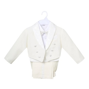 <span class=keywords><strong>Ensemble</strong></span> chemise de mariage robe de baptême 1-4 ans costume de fête d'anniversaire blazer manteau vêtements de baptême pour bébé garçon - Product Image 3