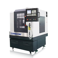 Petite fraiseuse verticale CNC peu coûteuse Mini fraiseuse CNC adaptée au traitement des métaux