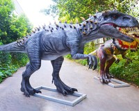 T-Rex animatronique électrique réaliste en métal, étanche, pour les expositions scéniques, les écoles, les musées et les centres commerciaux