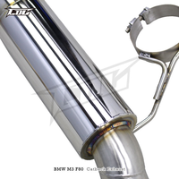 Système d'échappement direct à sortie unique OBM SUS304 pour BMW M3/M4 F80/F82 3.0T (2014-2019)