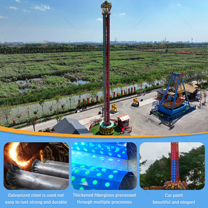 Thrill Parque de atracciones al aire libre Paseos Torre giratoria de caída libre Paseos en Torre oscilante - Product Image 5