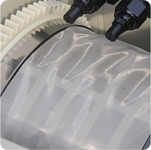 Filtre à tambour rotatif Cowater RDF-05 1320 GPH 5 T/HR en plastique PP 70 microns pour bassin à koï et aquaculture - Product Image 5