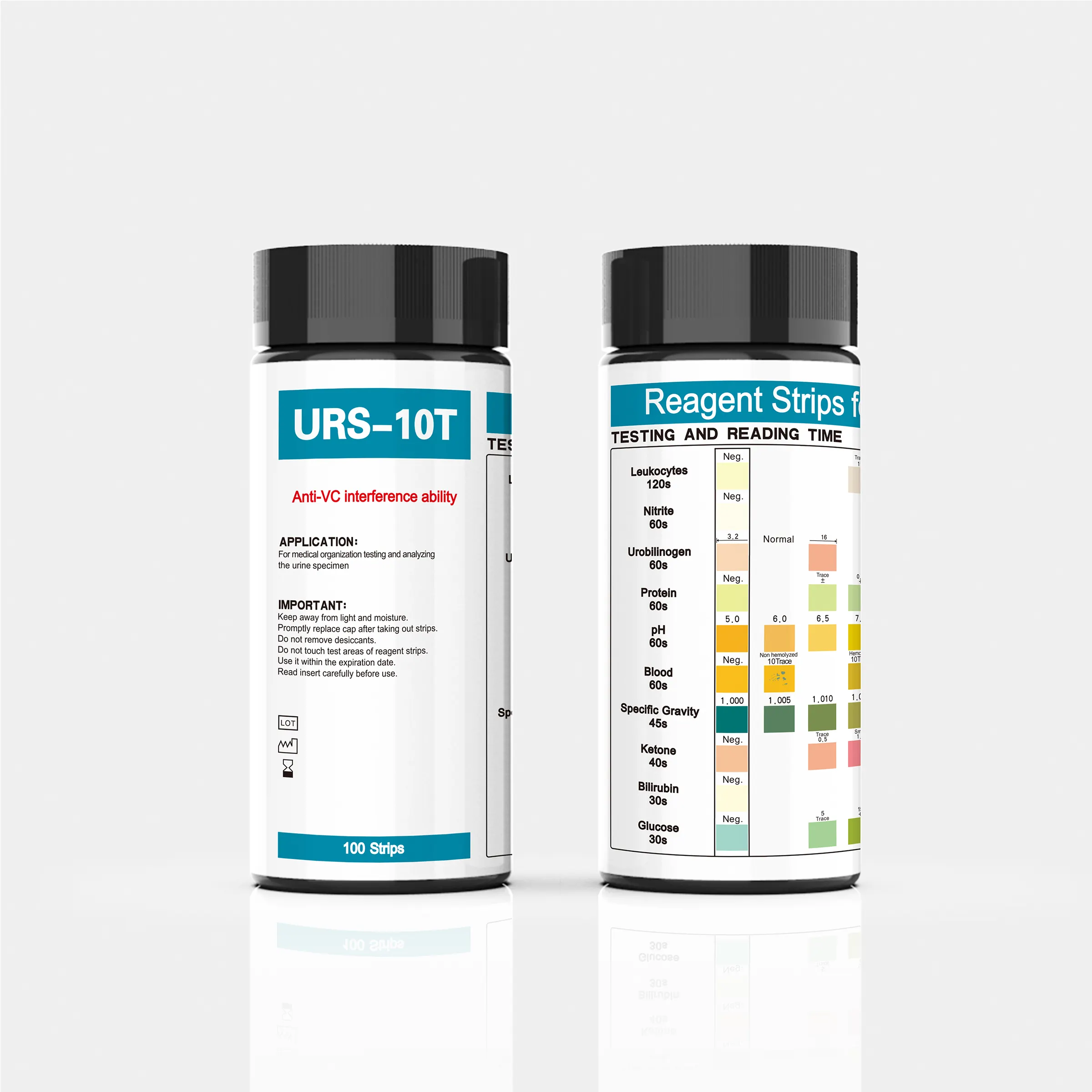 Urine Test Strips 10 Parameters Urine Reagent Tests Diabetes  UTI  pH  More