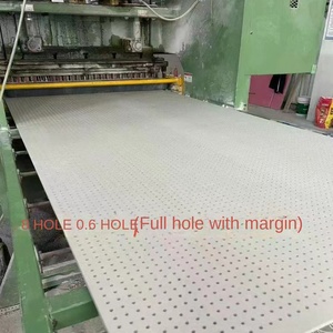 上海工程穿孔石膏复合吸音板酒店会议室吊顶隔断隔音 - Product Image 4