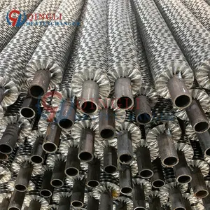 Aluminium Spiral Fin Stainless Steel Tube Cooling Pipe For Heat Exchanger