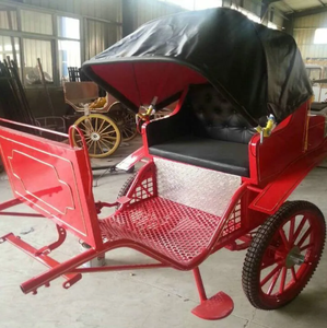 Carroza de Caballos de Lujo Roja de 2 Ruedas para Transporte Especial, Paseos Turísticos y Maratones - Product Image 2