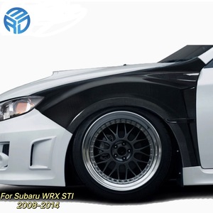 Fender karbon MRD, untuk <span class=keywords><strong>Subaru</strong></span> <span class=keywords><strong>WRX</strong></span> <span class=keywords><strong>STI</strong></span> 2008-2014 Fender samping serat karbon asli - Product Image 1
