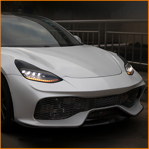 สำหรับ <span class=keywords><strong>Tesla</strong></span> รุ่น<span class=keywords><strong>3</strong></span> 2019-2023รุ่น Y 2021-2024 <span class=keywords><strong>Matrix</strong></span> ไฟหน้า <span class=keywords><strong>LED</strong></span> ประกอบ6เลนส์ตามลำดับสัญญาณภาพเคลื่อนไหวไฟหน้า - Product Image 5