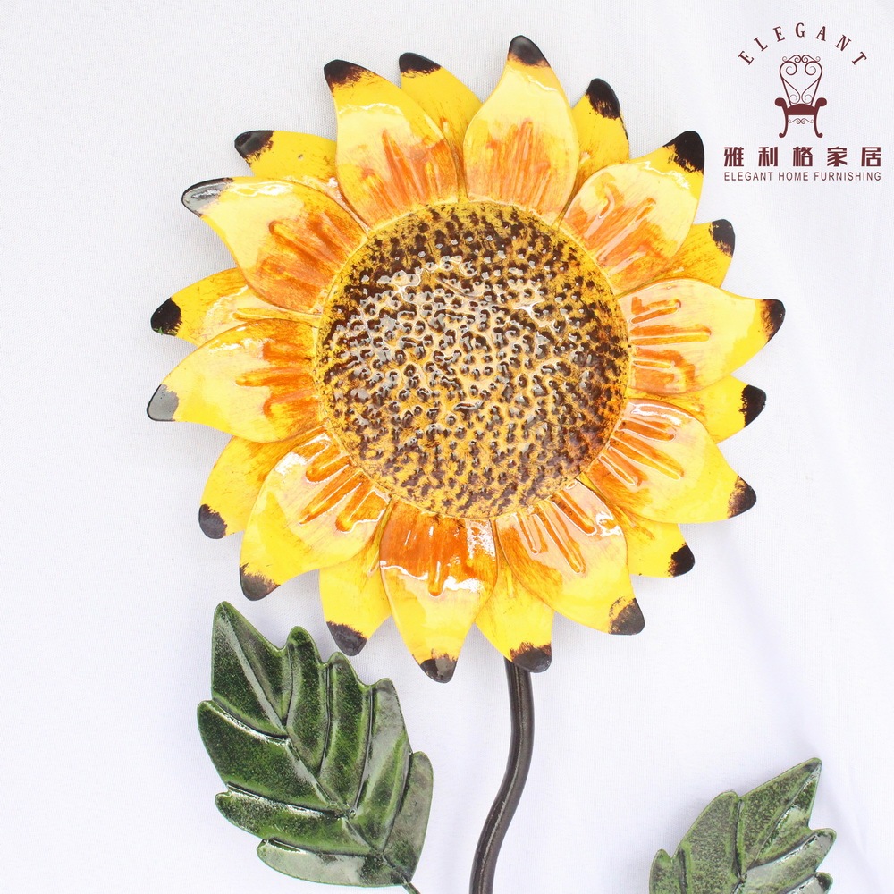Personnalisé KD Vente Par Correspondance En Métal Coloré Tournesol Piquets de jardin