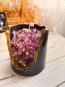 <span class=keywords><strong>Bougie</strong></span> d'aromathérapie minérale en cristal ornements cadeau d'anniversaire Souvenir créatif décoration de la maison cire de gelée - Product Image 2