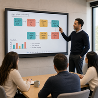 Tableau blanc interactif intelligent 86 pouces 3840X2160 Écran tactile multipoint pour l'éducation, les entreprises, OEM, ODM