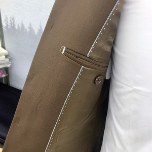 Traje Tang Nuevo <span class=keywords><strong>para</strong></span> Hombre, Tallas S-5XL, 2 Piezas, <span class=keywords><strong>para</strong></span> <span class=keywords><strong>Boda</strong></span>, <span class=keywords><strong>Novio</strong></span>, Graduación, Cuello Mandarín, Chaqueta <span class=keywords><strong>de</strong></span> Un Solo Pecho, Corte Entallado + Pantalón - Product Image 4