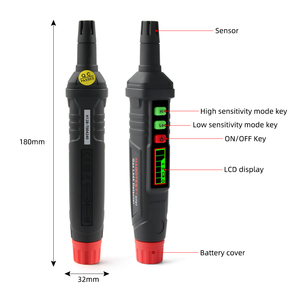 เครื่องตรวจจับก๊าซ CH4 แบบพกพา HT61 ขายดี ตรวจจับก๊าซไวไฟสำหรับห้องครัว - Product Image 3