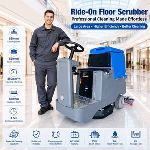 Autolaveuse autotractée VOL-750 avec largeur de nettoyage de 550 mm, autonomie de 4 à 5 heures, pour ateliers industriels et centres logistiques - Product Image 1