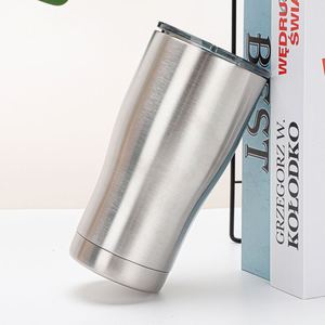 Reusable 20oz Waist Shaped Tumbler Vacuum Insulation Car Mount Fit Cold Drink <b>Mug</b> - Product Image 6