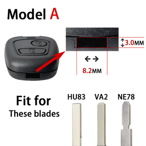 <span class=keywords><strong>Coque</strong></span> de clé de voiture pour Peugeot 206 207 307 408 607 pour Citroën C1 C2 C3 <span class=keywords><strong>C4</strong></span> pour Xsara <span class=keywords><strong>Picasso</strong></span> Remplacement 2 Boutons Box Cover - Product Image 4
