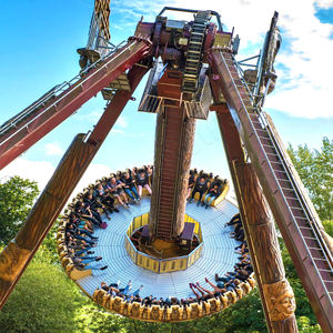 110 °   Manège à angle oscillant, structure en acier résistante aux intempéries, durabilité de plus de 10 000 cycles, équipement d'amusement extérieur - Product Image 1