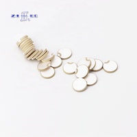 PZT5 Disc Piezo Ceramic Diameter 5mm Ketebalan 0.5mm Sensor Getaran Piezoelektrik Pzt-51 Ukuran Dapat Disesuaikan Medis YUHAI