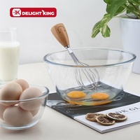 Bol à mélanger en verre résistant à la chaleur, bols à salade, allant au four, en verre borosilicate de haute qualité, grand bol à mélanger en verre