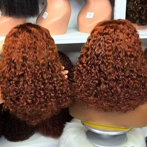 Promotion $81 Glueless Roma <b>Curly</b> 250% Density Pixie <b>Curly</b> <b>Wigs</b> 5x5 Color 100% Human <b>Hair</b> 14in Double Drawn 240g Brazilian <b>Hair</b> - Product Image 4