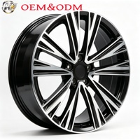 Jantes en alliage léger 18-20 pouces 5x100 gris anthracite pour Subaru Impreza WRX, jantes sport à face usinée